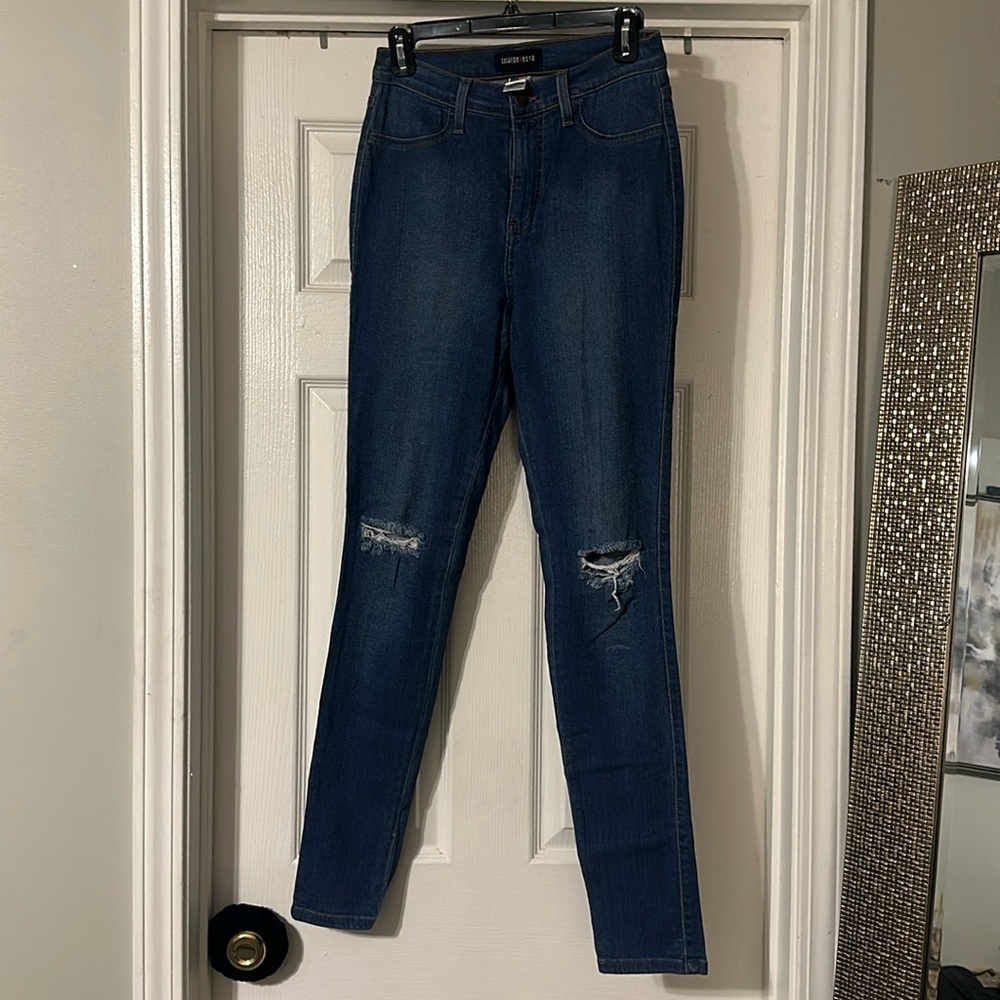 Fashion Nova High Waist Skinny Jeans w/ Stretch. Size 13 (w30)